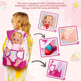 Baby Doll Toys Set, 14 Doll Toys, 25Pcs Dolls Care Toy Playset, Toddlers Toy Doll Set Incl Cradle Crib, High Chair, Milk Bottle, Pacifier, Diaper, Baby Gift for Age 3 4 5 6+ Years Old Girls Boys