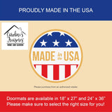 Caroline’s Treasures CK7894MAT Central Asian Shepherd Dog Sweet Home Doormat 18×27 Front Door Mat Indoor Outdoor Rugs for Entryway, Non Slip Washable Low Pile, 18H X 27W